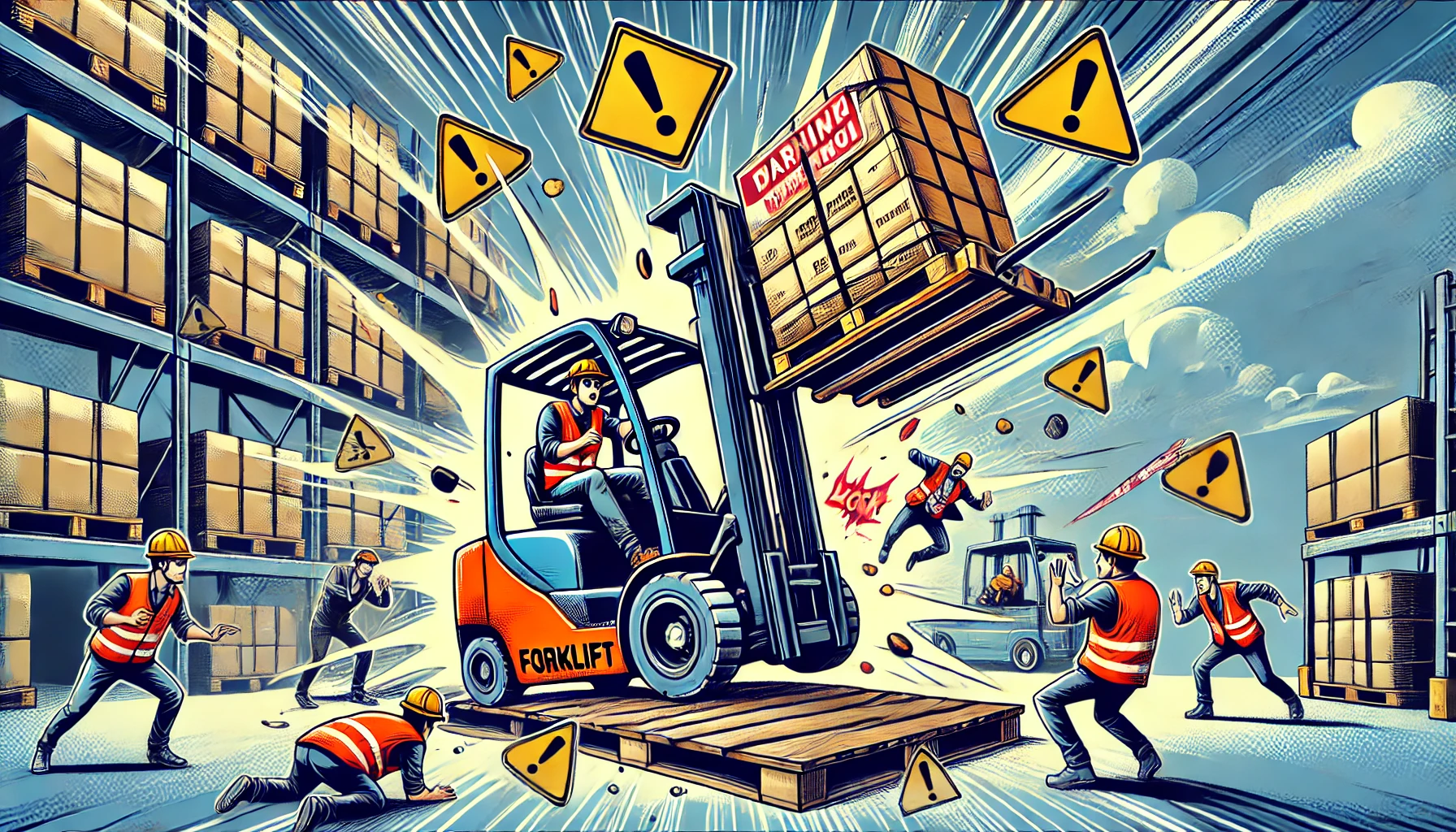 🚜 Jugueteando con el montacargas: Los 5 mayores errores de seguridad (y cómo evitarlos)